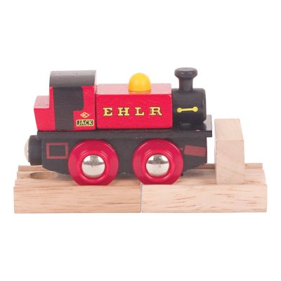 Bigjigs Rail Holz-Lokomotive EHLR Jack Replika