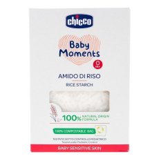 CHICCO Baby Moments Sensitive babyrisstärkelse för lugnande bad 100% ekologiskt 250 g