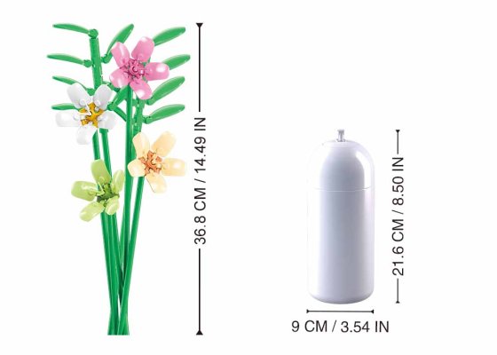 Sluban Flowers M38-B1101-13 Freesia dans un vase