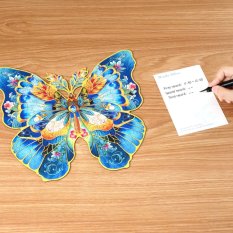 RoboTime Puzzle di Legno Farfalla Morpho Helena