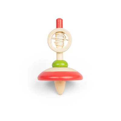 Bigjigs Toys Drveni zvrk s užetom 1 kom