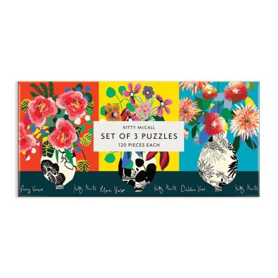 Galison Puzzle Sada Kitty McCall 120 dielikov 3v1