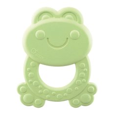 CHICCO Teether Eco+ Flip Flops zöld 3m+