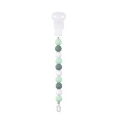 NATTOU Clip silicona menta-blanco sin BPA