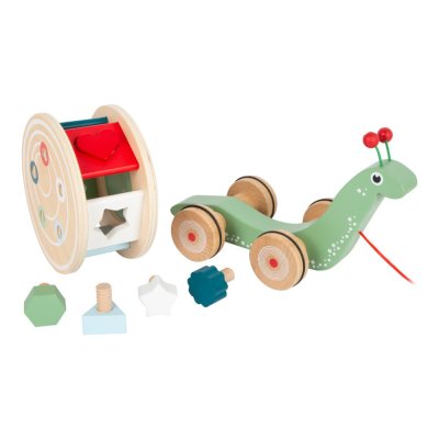 small foot Motorik-Schnecke zum Ziehen mit Formen