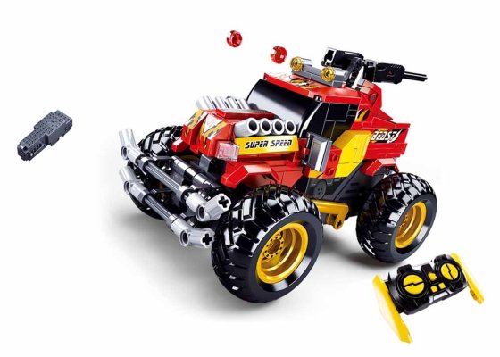 Sluban Power Bricks M38-B0991 RC Rouge Tout-Terrain télécommandé