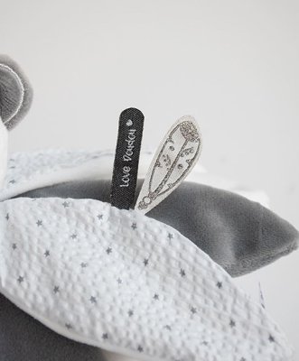 Doudou Set cadou - jucărie panda de pluș 26 cm