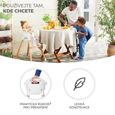 KINDERKRAFT Matstol Sienna rosa
