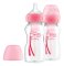DR.BROWN'S Babyflasche Anti-Kolik Weithals 2x270ml, rosa (WB92601)