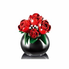 Sluban Flowers M38-P8061 Bouquet of red roses in a vase
