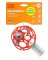 OBALL Spielzeug Oball RASSEL 10 cm 0m+ orange + 50 ml Aquaint