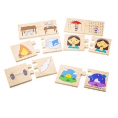 Bigjigs Toys Didaktične puzzle Nasprotja