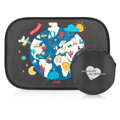 REER Parasolka przeciwsłoneczna TravelKid kolorowa 2 szt