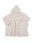 EKO Poncho muślinowe z kapturem i uszkami Rose pink 75x120 cm
