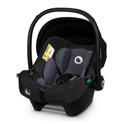 LIONELO Astrid i-Size Bilbarnstol (40-87 cm) Svart Grå