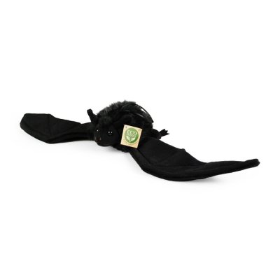 Rappa Plyšový netopýr černý 16 cm ECO-FRIENDLY