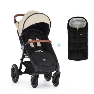 PETITE&MARS Kočárek sportovní Street2 Air Oak Sahara Beige + PETITE&MARS fusak Jibot