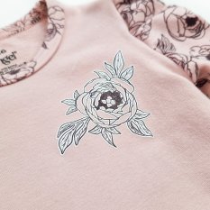 Maglietta da ragazza smyk DR TISK Outlast® - rosa antico chiaro