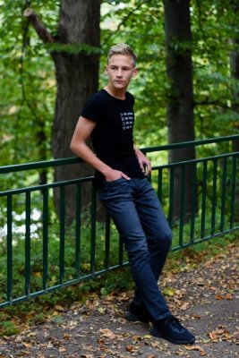 T-shirt KR sottile con scritta Outlast® - nero