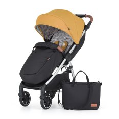 PETITE&MARS Pram Royal2 Silver Dense Honey