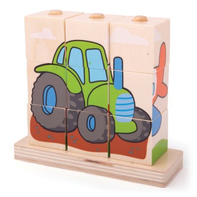 Bigjigs Baby Stapelwürfel Transportmittel