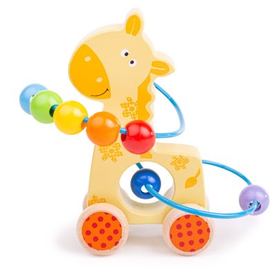 Bigjigs Baby Labyrinth auf Rädern Giraffe