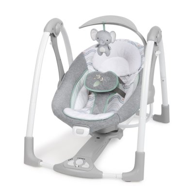INGENUITY Schaukel, konvertierbar mit Adapter, vibrierend mit Melodie Swell™ 2in1, 0m+ bis 9 kg