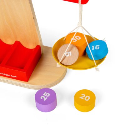 Bigjigs Toys Waage mit Ausgleichsgewicht