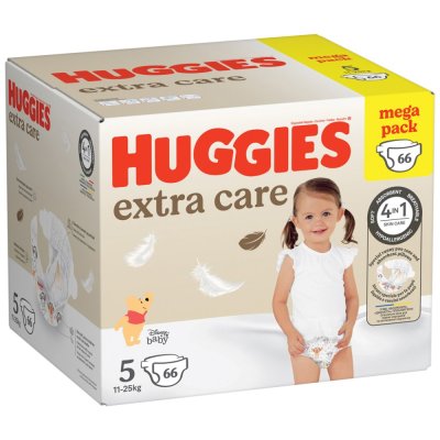 HUGGIES® Einwegwindeln Extra Care Gr. 5 (12-17 Stk.), 66 Stk. BOX
