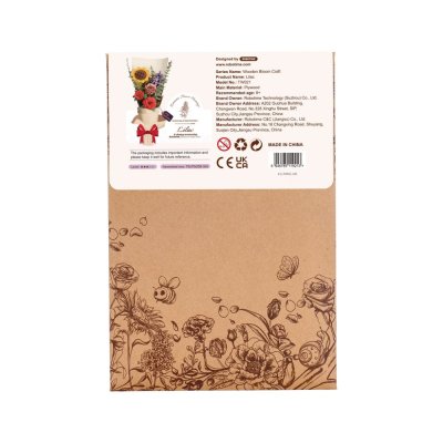 RoboTime Puzzle 3D din lemn Liliac