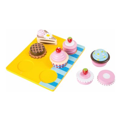 small foot Set süße Cupcakes