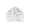 ENIE BABY Dziecięcy turban czapka Szare Liście Uni 12-16m
