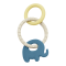PETITE&MARS Kousátko silikonové Elefi Cute Blue 0m+