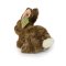 Rappa Plyšový králík hnědý ležící 17 cm ECO-FRIENDLY
