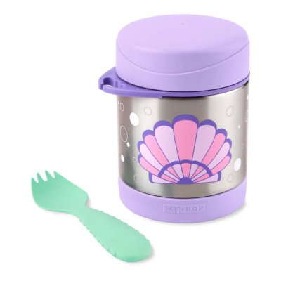 SKIP HOP Spark Style Termosica za hranu sa žlicom/vilicom Školjka 325 ml, 3g+