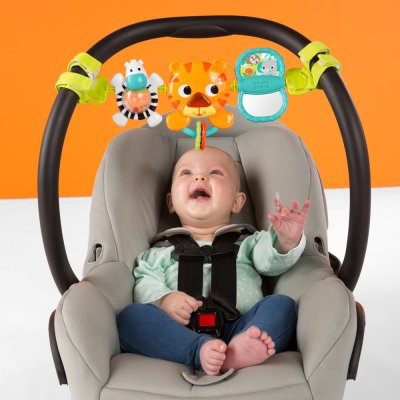 BRIGHT STARTS Tiger Bar Kinderwagenspielzeug, 0 m+