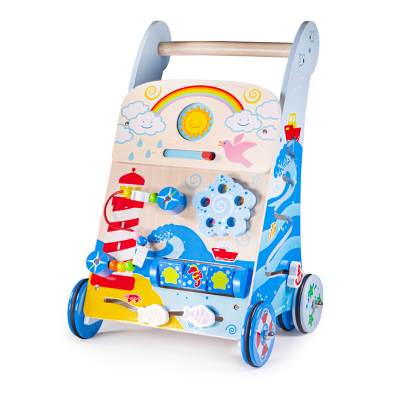 Bigjigs Toys Drewniany chodzik edukacyjny - morze - wyprzedaż