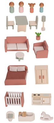 2Kids Toys Pink dollhouse