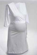 NIKA Košile noční INTIMA 038 stříbrno-bíla S