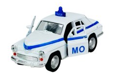 Welly Warszawa 224 POLÍCIA 1:34 biela