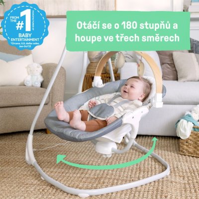 INGENUITY Leagăn muzical balansoar Parker™ 0l+, până la 9 kg