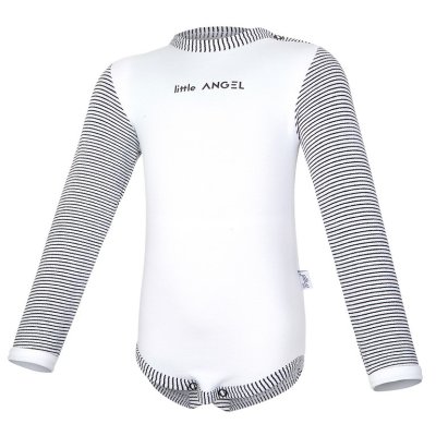 Body skid DR-streep Outlast® - wit/wit-zwarte streep