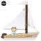 Le Toy Van Voilier en bois avec capitaine