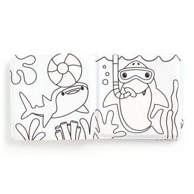 Mudpuppy Książeczka do kąpieli Rekinie pluskanie