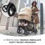 KINDERKRAFT Детска количка комбинирана 3 в 1 Newly Moonlight grey + Mink PRO