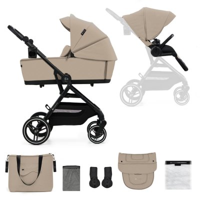 KINDERKRAFT SELECT Kinderwagen kombiniert Yoxi 2in1 Sand Beige