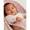 BABYBJÖRN Lounger Bliss Dusty pink Petal Woven, hellgraue Konstruktion