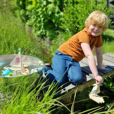 small foot Wasserspielzeug - Walross-Schiff