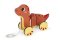 small foot Drewniana zabawka do ciągnięcia Dino