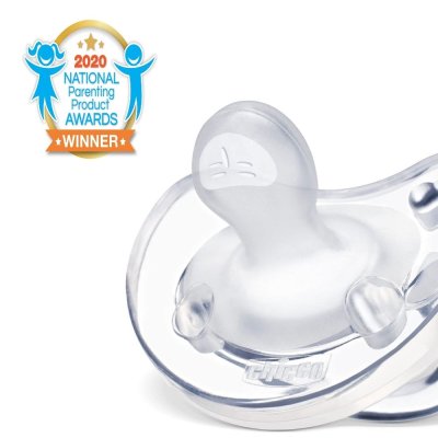 CHICCO Smoczek Physio Soft silikonowy 16-36m dziewczynka 2 szt.